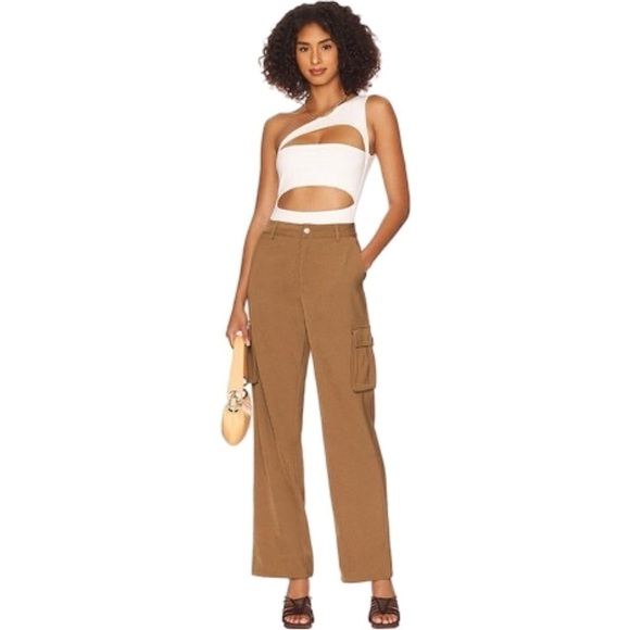 SUPERDOWN X Revolve Avery Cargo Pants Olive Sz S - Picture 8 of 8